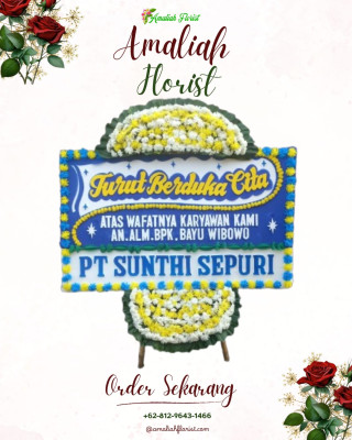 Papan Bunga Duka di Buluh Kasap