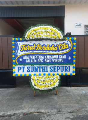 Papan Bunga Duka di Buluh Kasap
