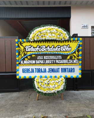 Papan Bunga Duka di Buluh Kasap